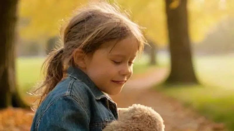 Una mujer sonríe tiernamente a un niño