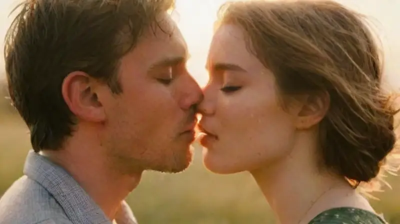 Un beso eterno capturado en memoria