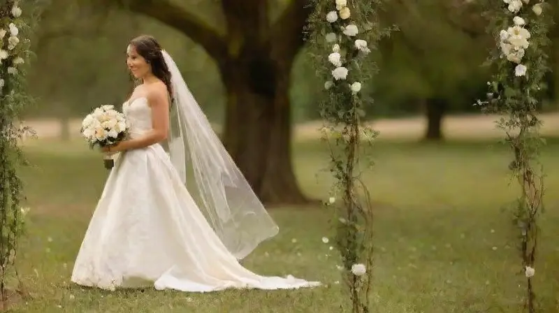 Una boda soleada en un jardín vibrante