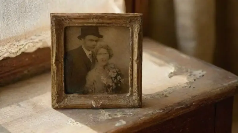 Una vieja fotografía evoca un pasado melancólico
