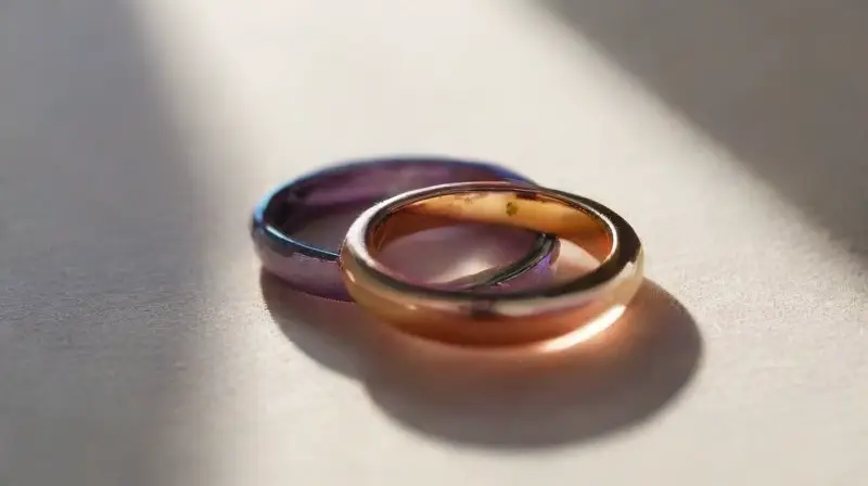 Anillos coloridos representan matices del amor