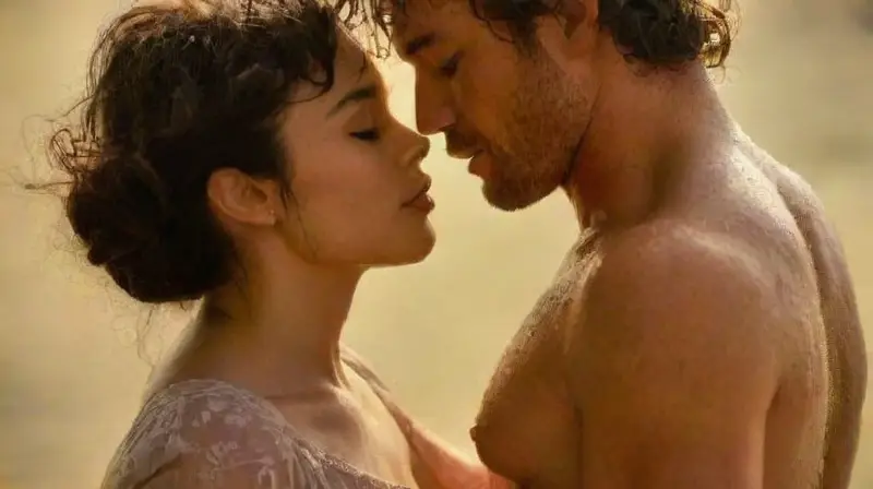 Dos culturas se unen en un beso