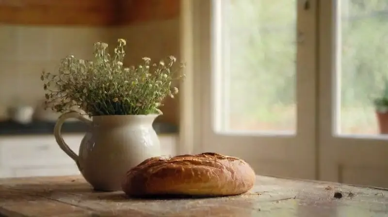 Cocina al amanecer refleja amor cotidiano