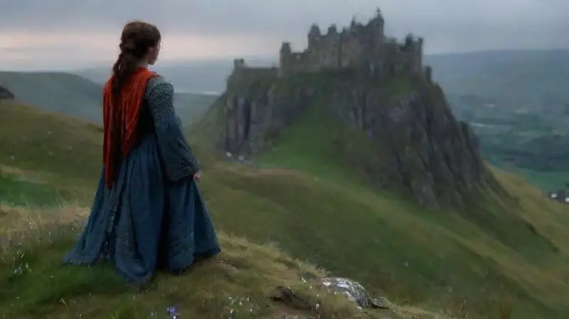 Imagen épica de amor fantástico al crepúsculo
