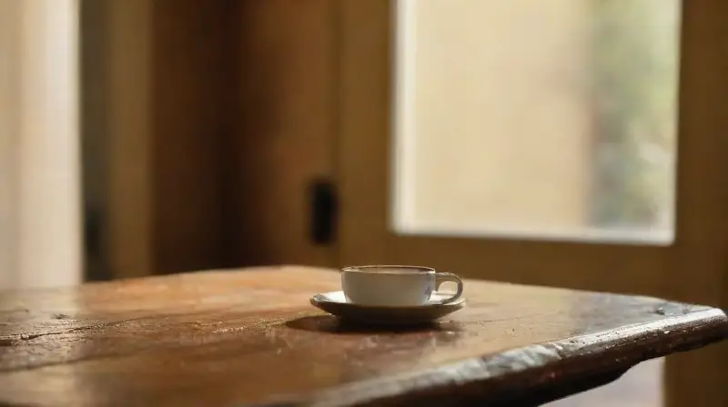 Dos miradas hablan sin palabras en café