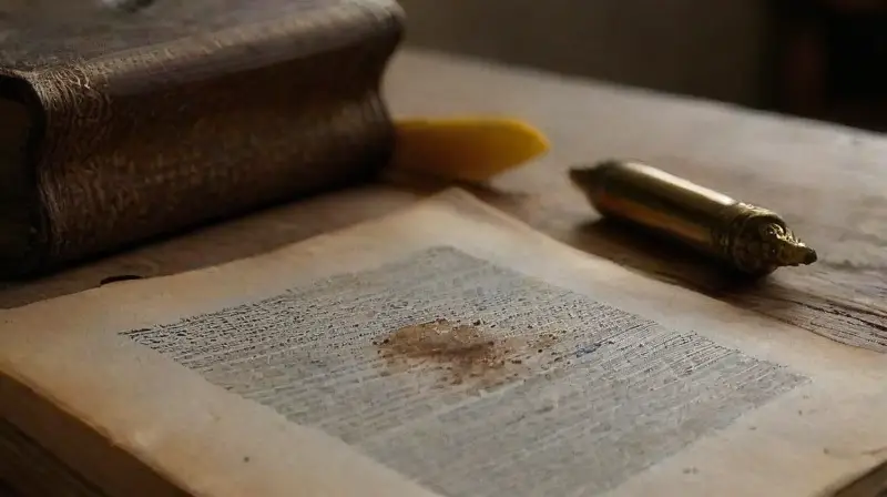 Un escritorio antiguo guarda cartas olvidadas